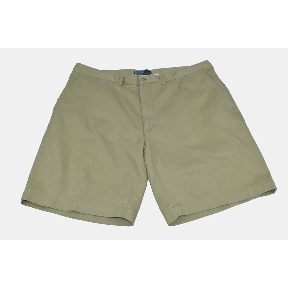 Polo Ralph Classic Fit Lauren Men Shorts Size 40 Tan Chino Casual Golf